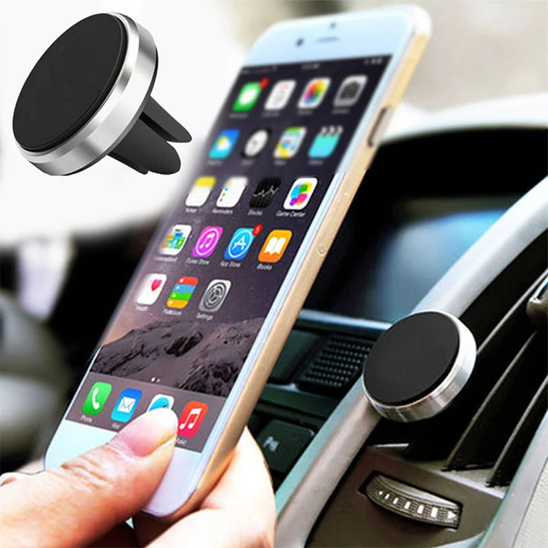 Suporte de telefone magnético universal para carro, Air Vent Mount, Suporte para Smartphone móvel, Suporte magnético para iPhone 7, 8, X, 13, 14, A2